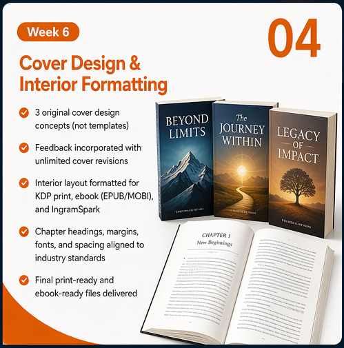 Cover Design &amp; Interior Formatting